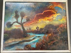 Vintage Oil Painting “Arizona – Timeless Color” by Bill Rakocy