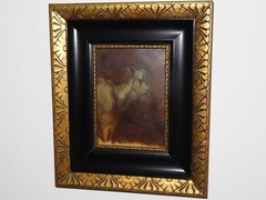 Painting animal portrait „goat“ goat! unsigned!