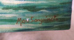 Original Oil Painting By Mara Sanguineti/Italian Riviera