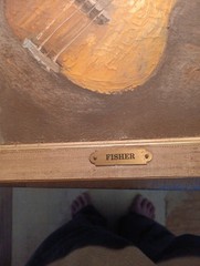 1960’s Oil Painting Signed FISHER As Is