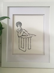 Airdrop Transactions :Size:8.5×11 :Paper :Drawing on Card stock.