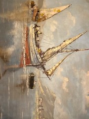 original oil paintings on canvas signed by Erich Zimmerman