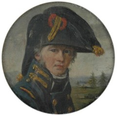 Attr. to Marie-Nicolas Ponce-Camus „Napoleonic adjudant-commandant“ c.1813/15(m)