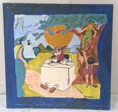 Painting on Canvas Copy of Cat Stevens, Tea For The Tillerman Album Cover
