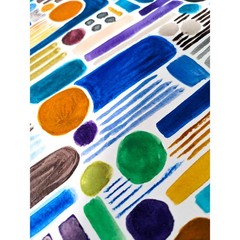 Watercolor original painting. 18 X 24 on paper. Mat, foam board, acrylic cover.