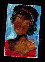 Celia 2013 Mother’s Doll Series #2 ORIGINAL OIL PAINTING PopArt Portrait SIGNED