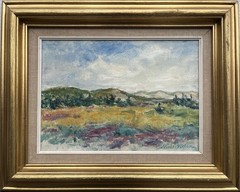 Niels Nielsen 1917-1989 Dunes Landscape Skagen Mid Century Modern Danish Art