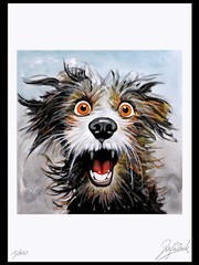 Original Art Print Graphic “ DOG NO. 14″ Graphic, Artwork, Limited Edition, NO PHOTO!
