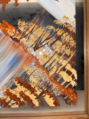 Vintage Norm Klumpstra Signed Mirror Painting Original Oil Art Landscape Water