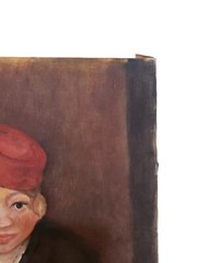 Vintage Oil Painting The Boy With Cherries After Manet By Patricia Morone