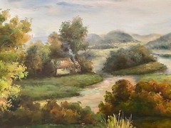 View of Tennessee River by Alan Jamison – Original Oil Painting