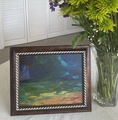 “Time for Change” Original hand painted 10×8 acrylic framed Painting