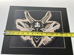 Original One of a Kind Charcoal Baphomet Drawing ~~~~ ORIGINAL ~ ( NOT A PRINT )