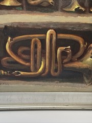 Mid Century Painting Instruments Exhibited Music Modernism Musical Sotomayor