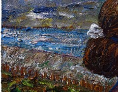 ORIGINAL OIL█PAINTING VINTAGE REALISM█ART SIGNED MAN LOVE DRESS POP FORMAL 30×24