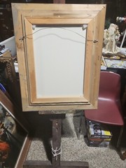 FRAMED LLOYD GARRISON ORIGINAL OIL Portrait of Civil War New York 5th Artillery