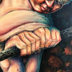 ALAIN DONA HERNÁNDEZ „PINTURA AL ÓLEO ORIGINAL SOBRE LIENZO“ 36″ X 48″ ARTE CUBA