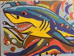 8×10 Acrylic Painting Specialist The Shark „Limited Prestige Series“ No Copies