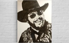 Hank Williams Jr. Pop Art – 16×20 Original Art