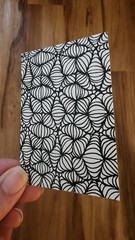 ACEO ORIGINAL ZENTANGLE TRADING ART CARD