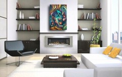 Modern Painting Figurative Art „Three“ Urban X, Mix Lang Abstract Original