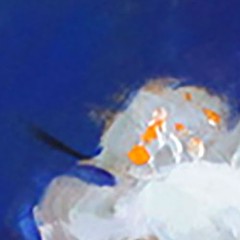 SPRING WHITE FLOWERS Daffodils Still Life Art Oil painting 8X8