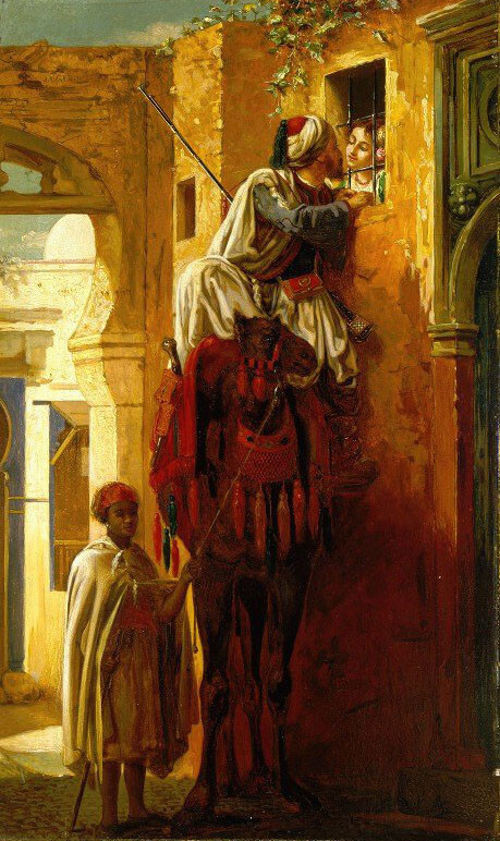 stunning oil painting handpainted on canvas-Tryst