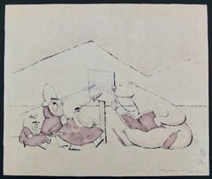 Andrew Stanton Pixar 1986 Original Ink And Paint Art For Somewhere In The Arctic