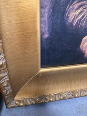 19×24 Mona Lisa by Leonardo Da Vinci with A Cat Canvas With Certificates New