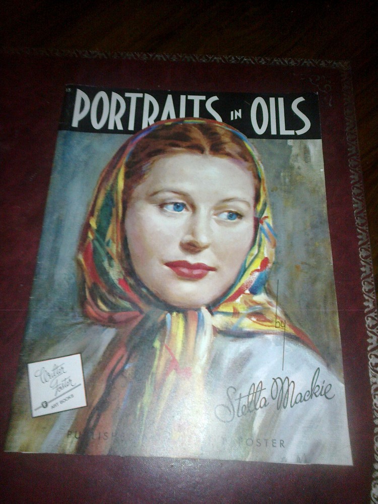 LIBRO RITRATTI AD OLIO PORTRAITS IN OIL di Stella Mackie Foster Book Vedi foto