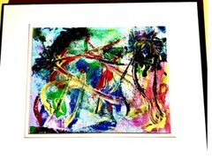 Original 8×10 Acrylic “Cosmic Angst” By The Reclusive Idahoan B.Jøšėpħ Only One