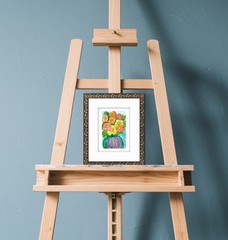 A Sunny Bouquet Watercolor 5×7 Contemporary Expressionist Original Painting