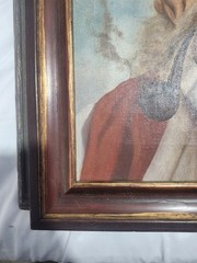 Jeno Gussich CLASSICAL PORTRAIT Pipe Shepherd GENTLEMAN PAINTING Gesso Listed