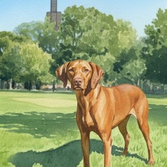 Original 16×20 Custom Hand painted watercolor Pet portraits