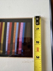 Avner Ofer Vietnam Silk Curtains Abstract Rendition Painting