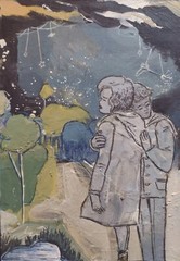 13 1/4 Inch x 9 1/16 Inch Painting by A. Avila
