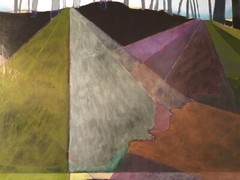 ORIGINAL SIGNED EXPRESSIONISTIC OIL PAINTING TITLED “HILLSIDE” 22 1/2” X 18 1/2”