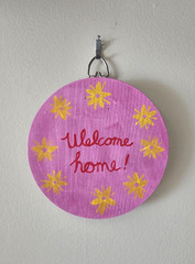 Hand-Painted Coraline Cake Wood Round Wall Charm • Inspired by Other Mother 5″
