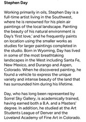 Taos, NM EVENING LIGHT ON KIT CARSON AVE Oil Painting STEPHEN DAY Listed SUNSET