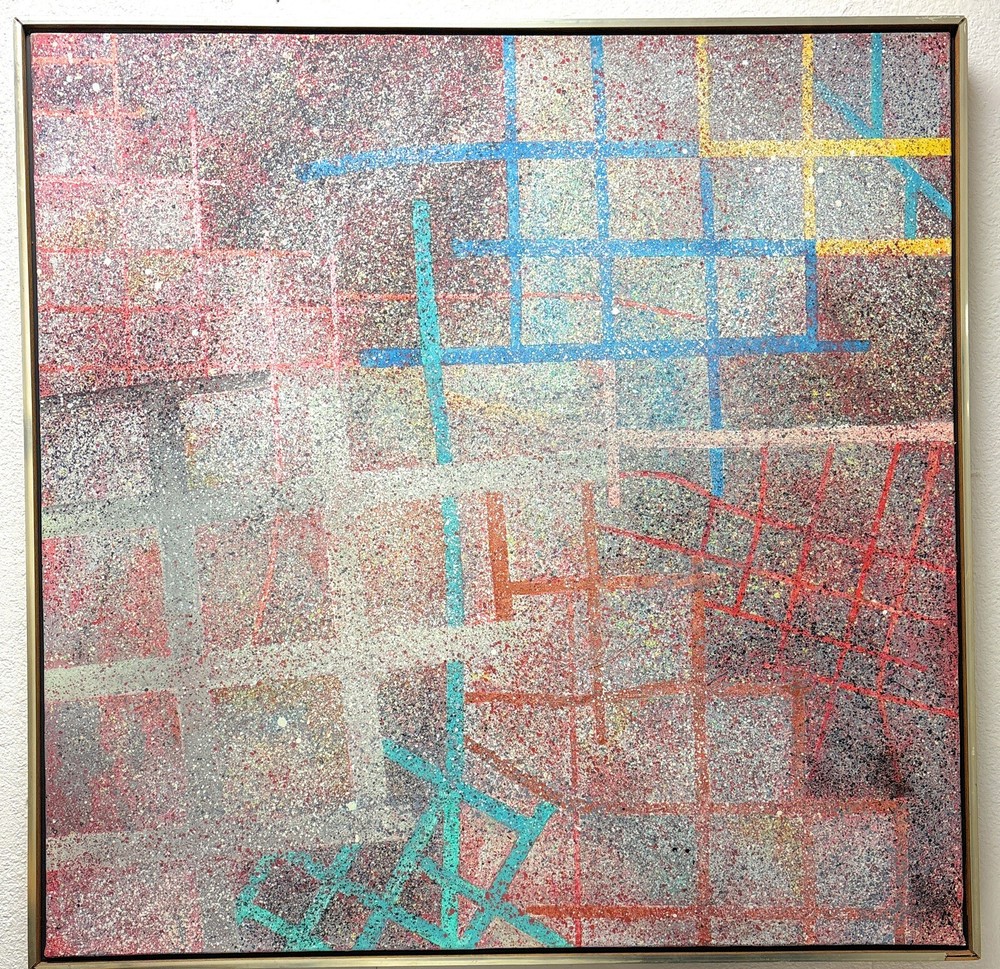 Grid Painting #32 40×40″ 1983 By Greg Kucera