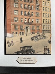 Antique Hamilton Heights New York City Building Watercolor O. W. McKennee 1910s?