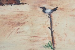 Vintage Homestead Cottage Oil Painting Signed M. Wianecki 15.09.90