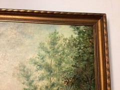 1927 William H. Hollis Oil/Canvas “Old New England Home”
