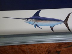 GUY HARVEY Broadbill 3/99 fish photograph SIGNED Venezuela ’98 Free USA Shipping