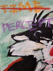 Original Looney Tunes Painting Abstract Expressionist Canvas 9×12 Cartoon Pop Ar