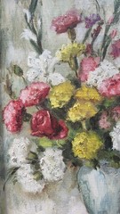 Vintage Original Still Life of Flowers