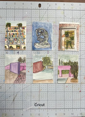 ACEO Original Art Card – Mexico City Study – 1K to OK #108