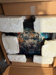 THE ART OF OZ – The Power of the White Tiger – CANVAS – OOAK