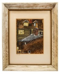 Mid-Century Connecticut Painting: Albert E. Eccles (1882-1977), „Old Age“, 1964