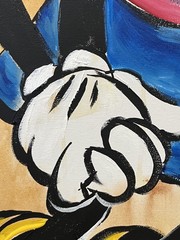 Atherton 11×14 Original Mickey & Minnie Mouse Painting Pop Art Acrylic on Canvas